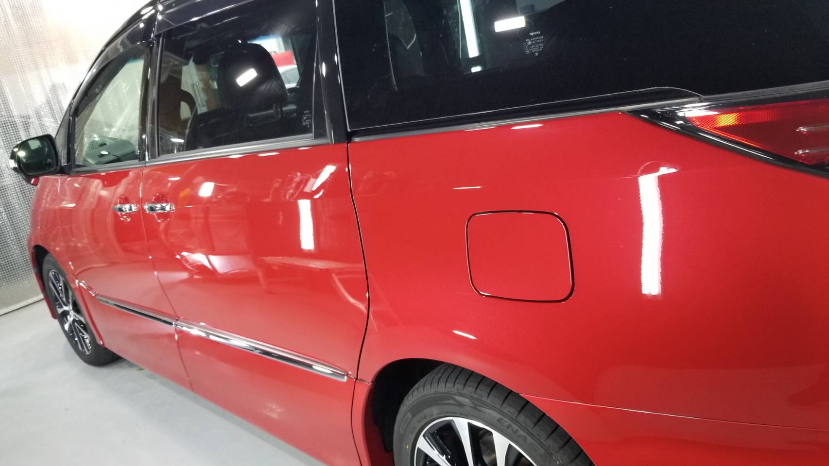 トヨタ エスティマ 施工写真 (8)