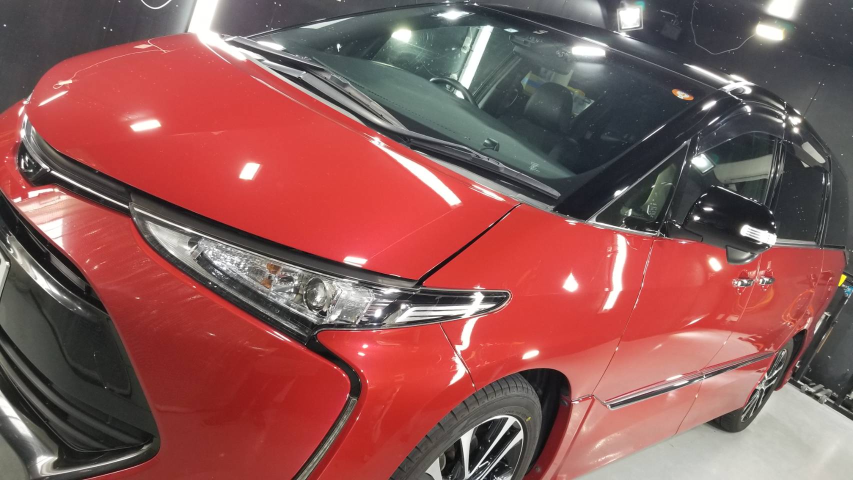 トヨタ エスティマ 施工写真 (9)