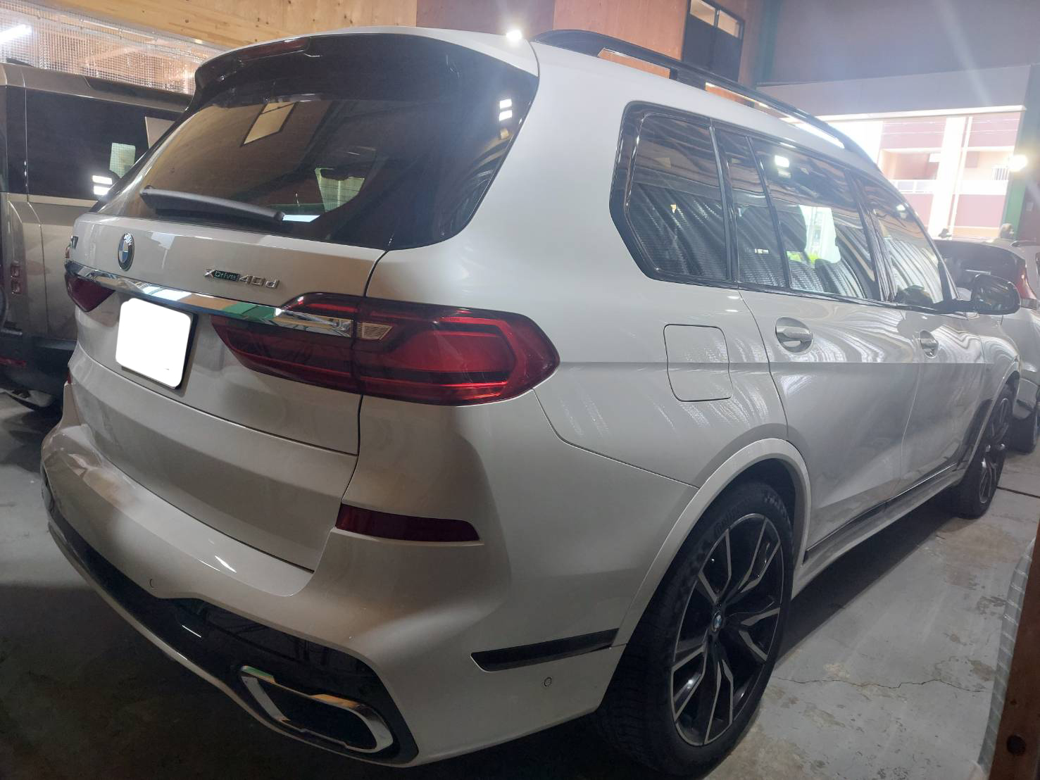 BMW X7 施工写真 (2)