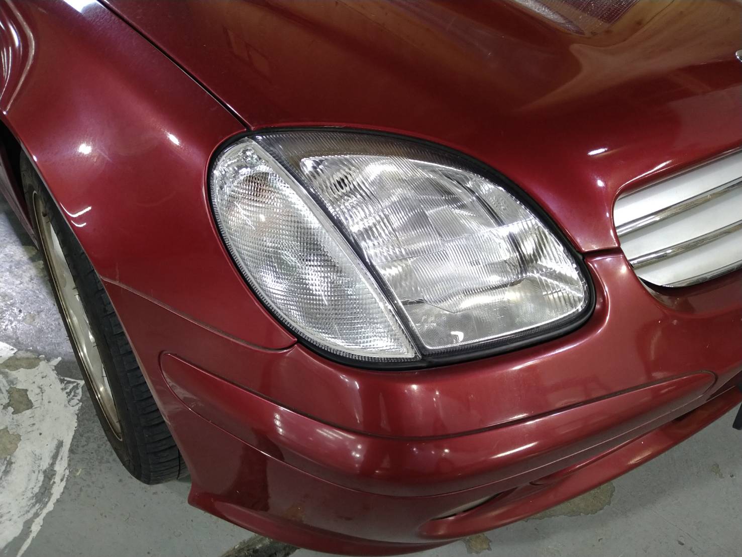 メルセデス・ベンツ SLK230 施工写真 (2)