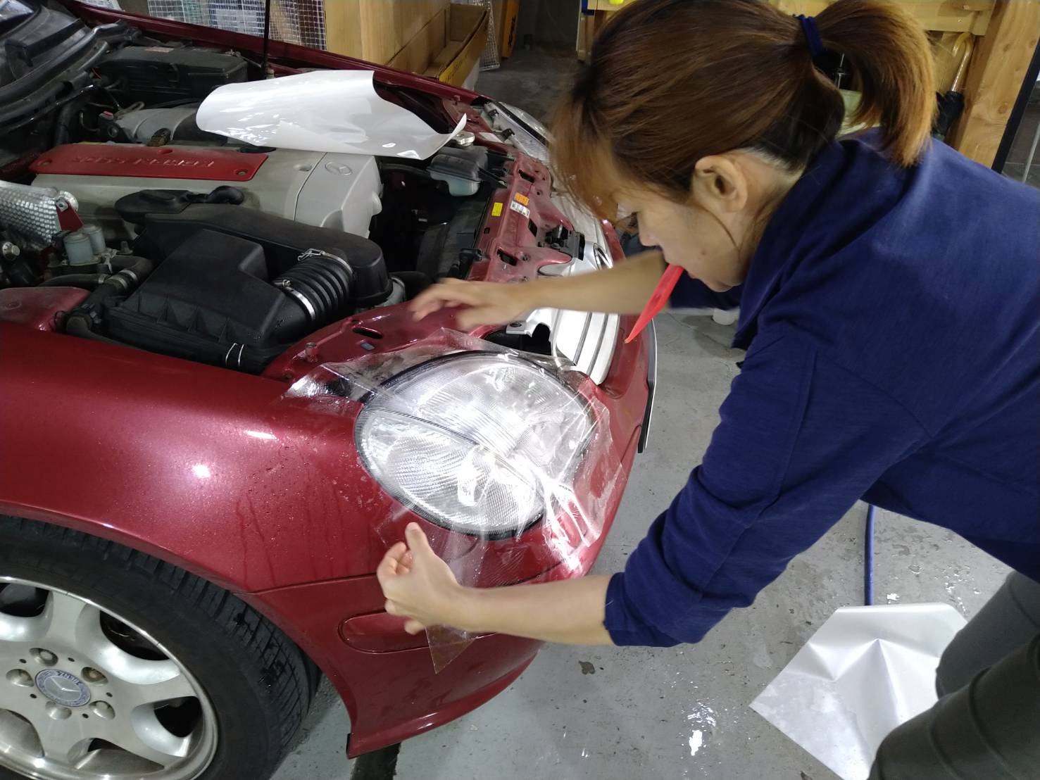 メルセデス・ベンツ SLK230 施工写真 (3)