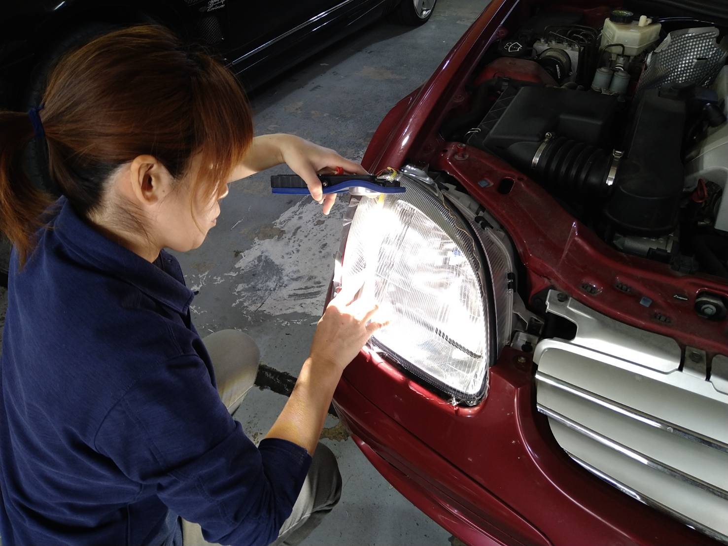 メルセデス・ベンツ SLK230 施工写真 (5)