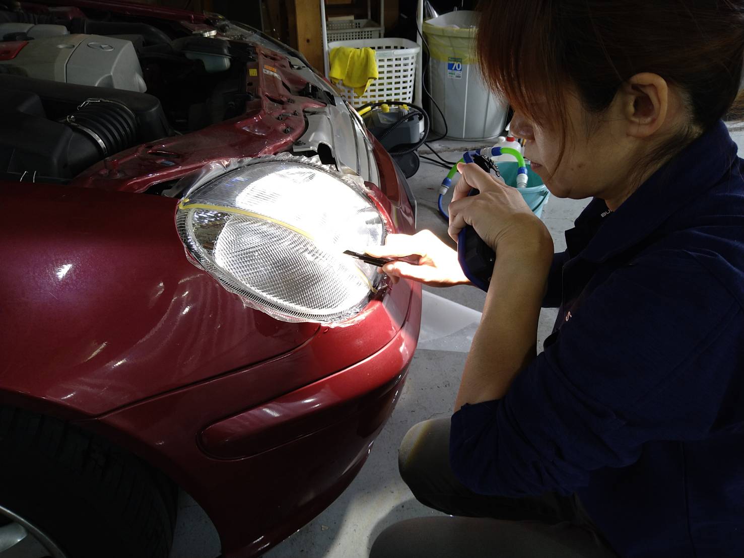 メルセデス・ベンツ SLK230 施工写真 (6)