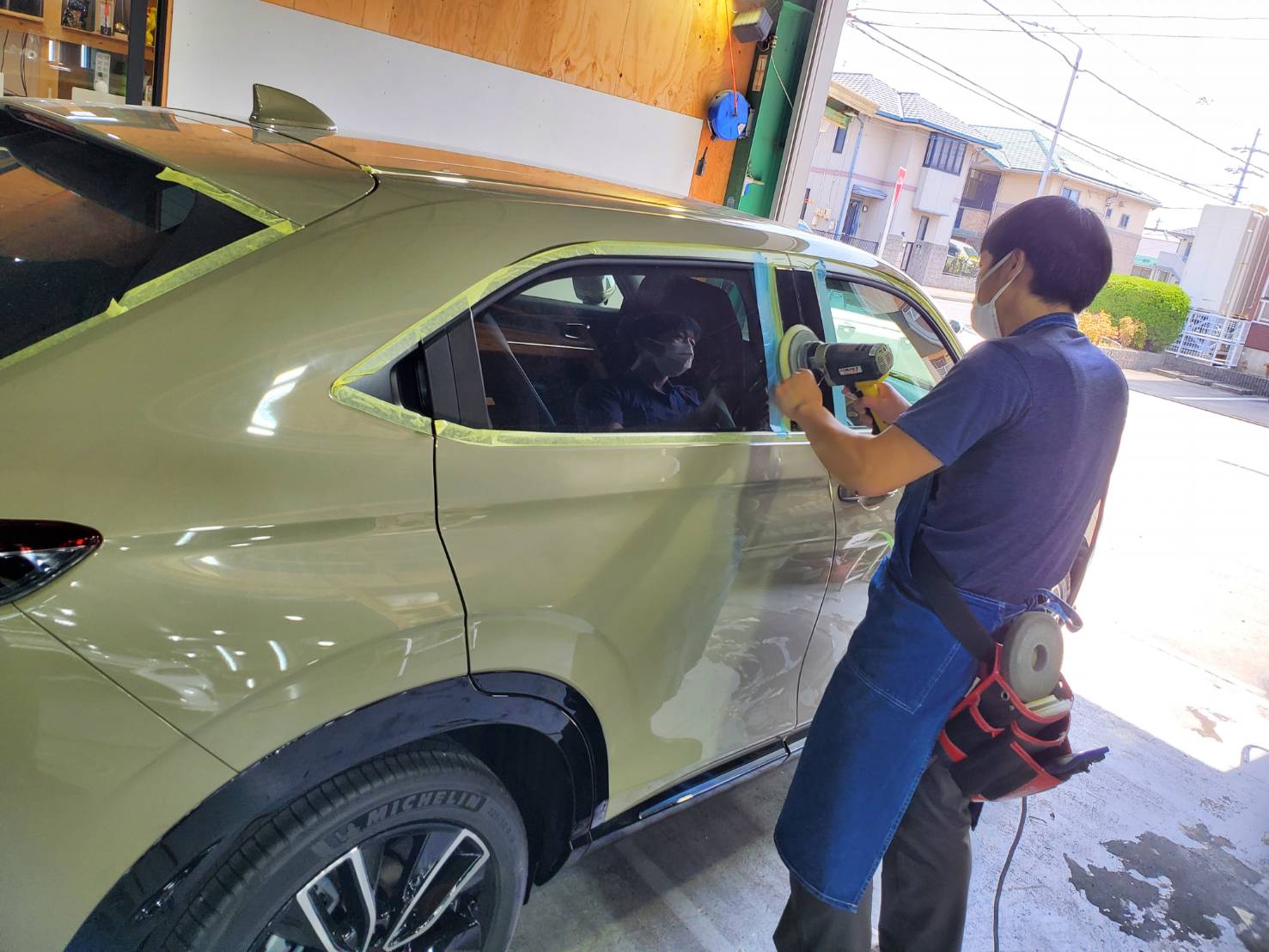 ホンダ ヴェゼル 施工写真 (5)