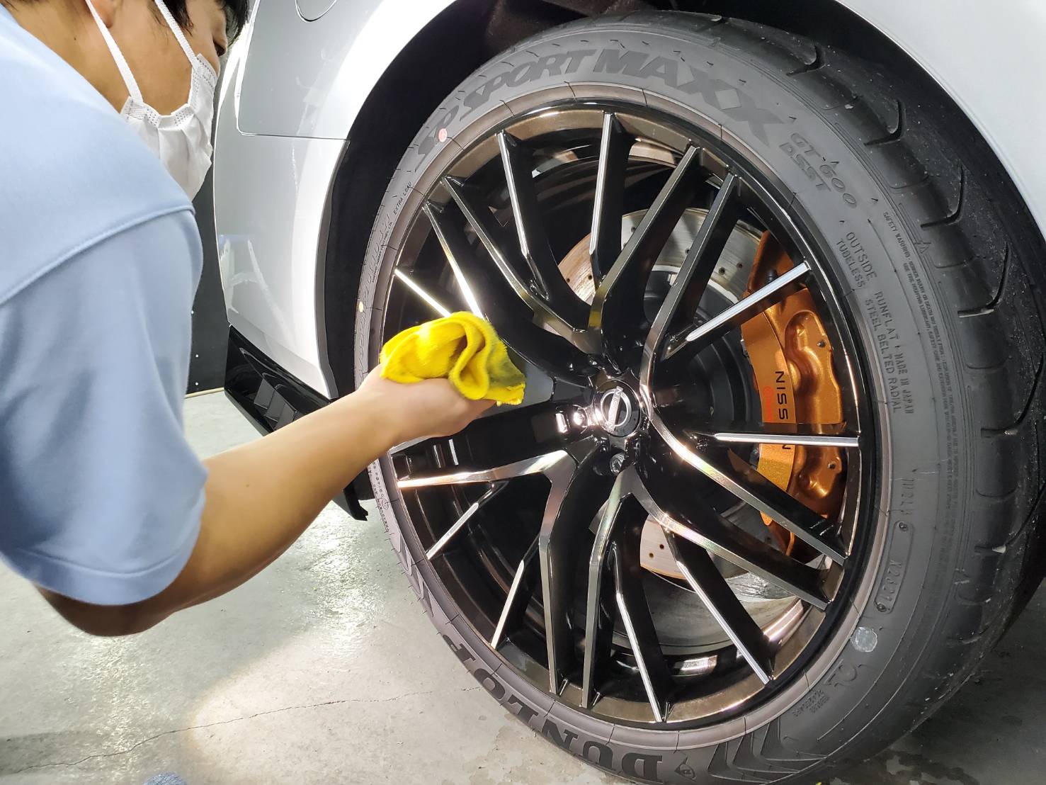 日産 R35GT-R 施工写真 (2)