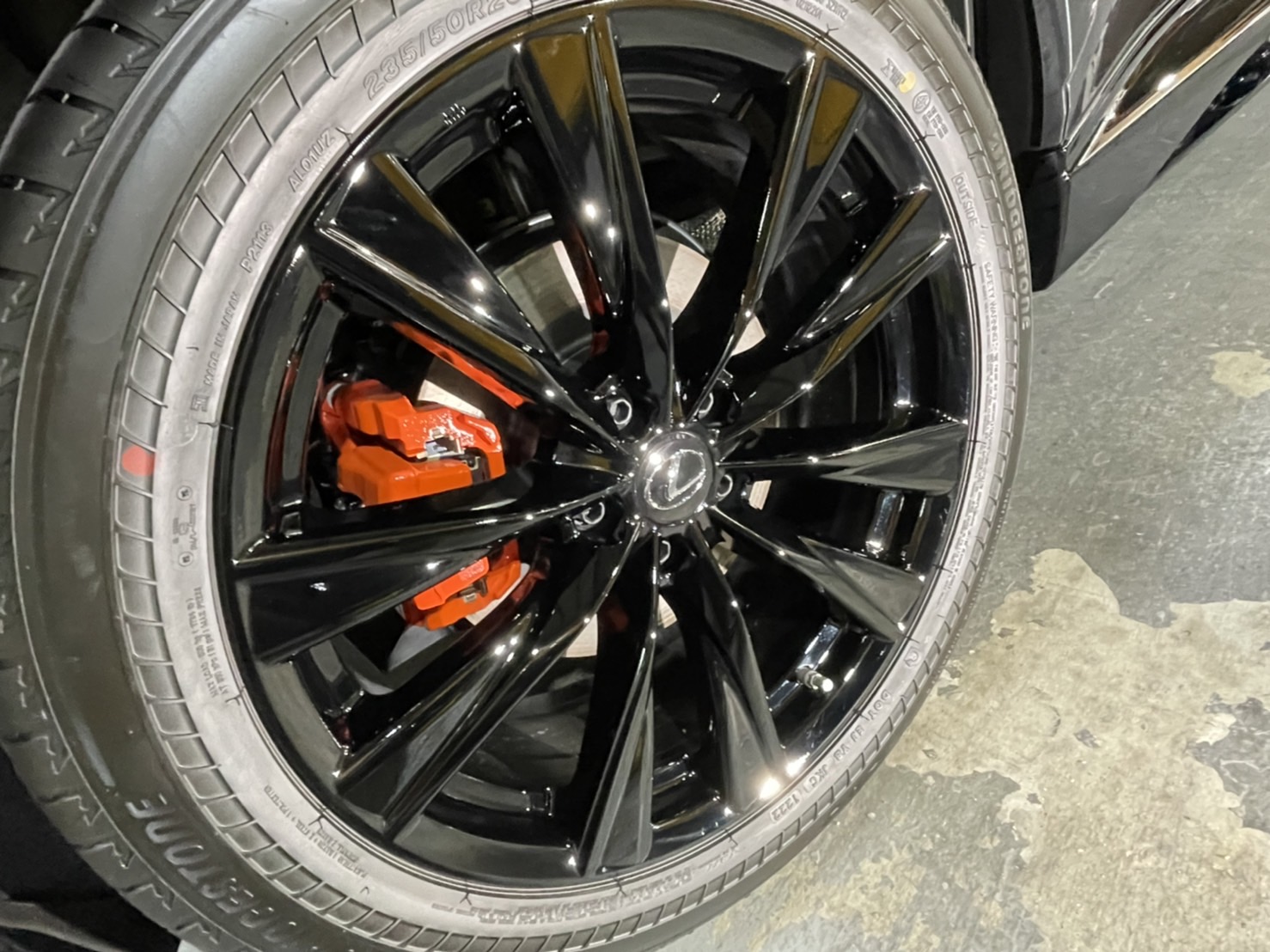 レクサス NX450SPORT 施工写真 (5)
