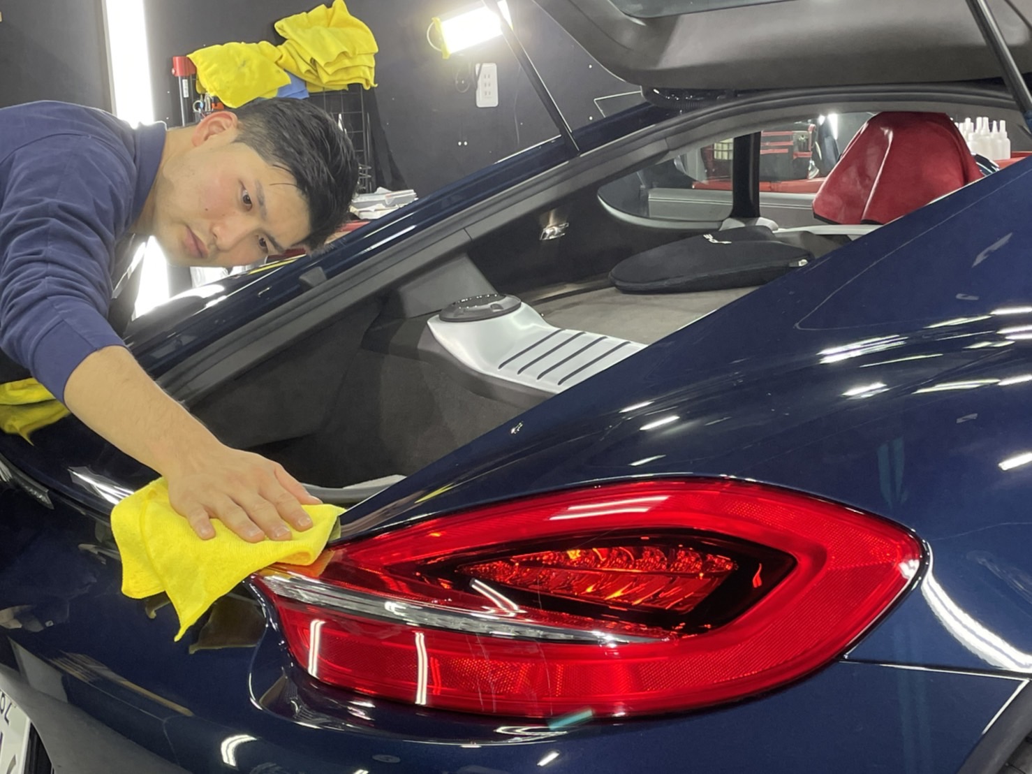 ポルシェ ケイマン2015年式 施工写真 (3)