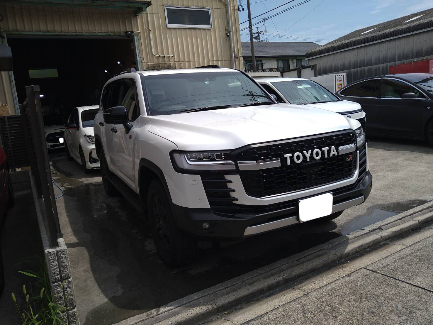 トヨタ ランドクルーザー 施工写真 (1)