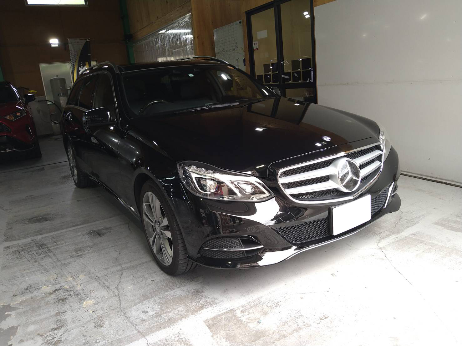 メルセデス・ベンツ E550 施工写真 (5)