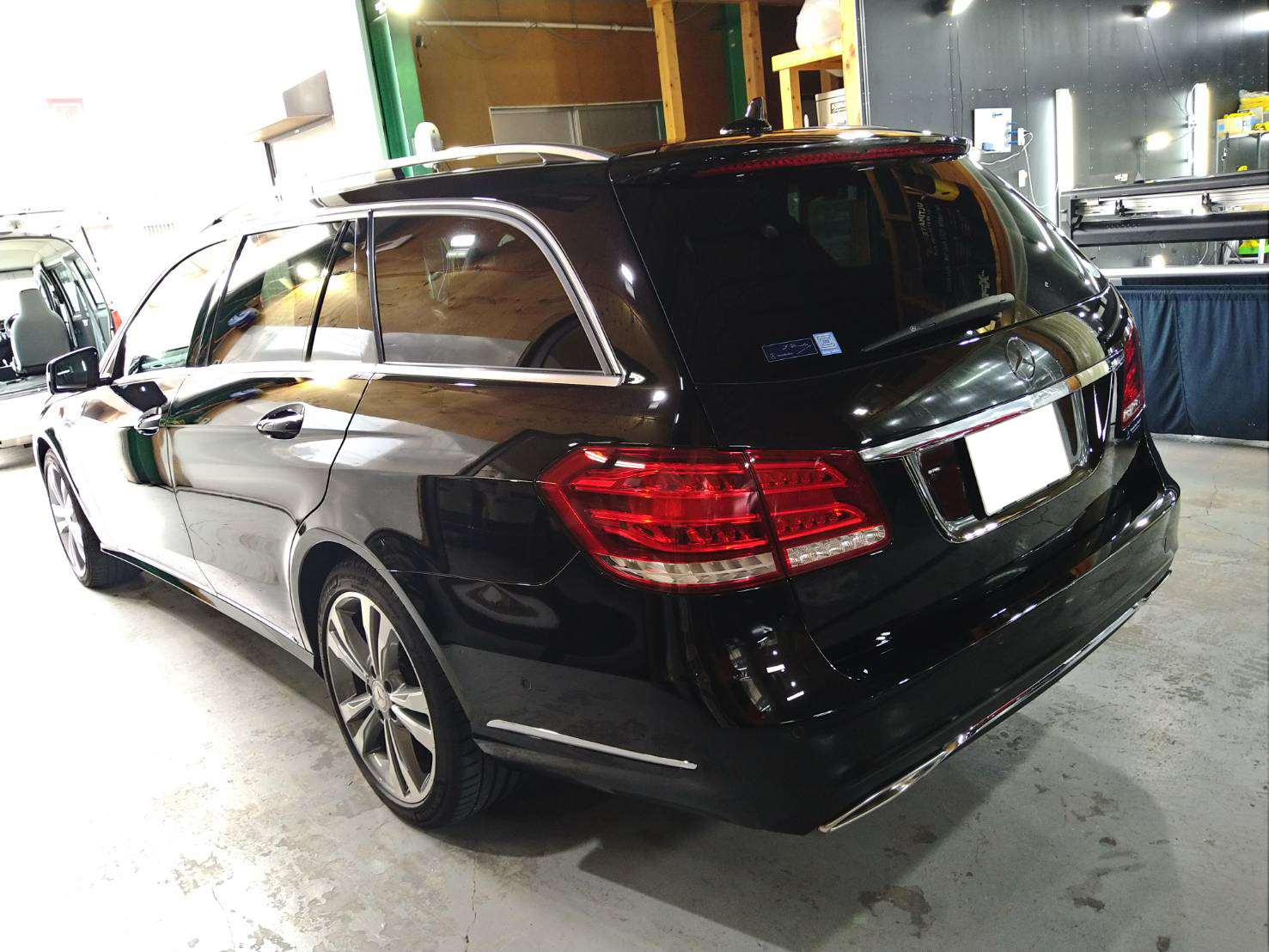メルセデス・ベンツ E550 施工写真 (6)