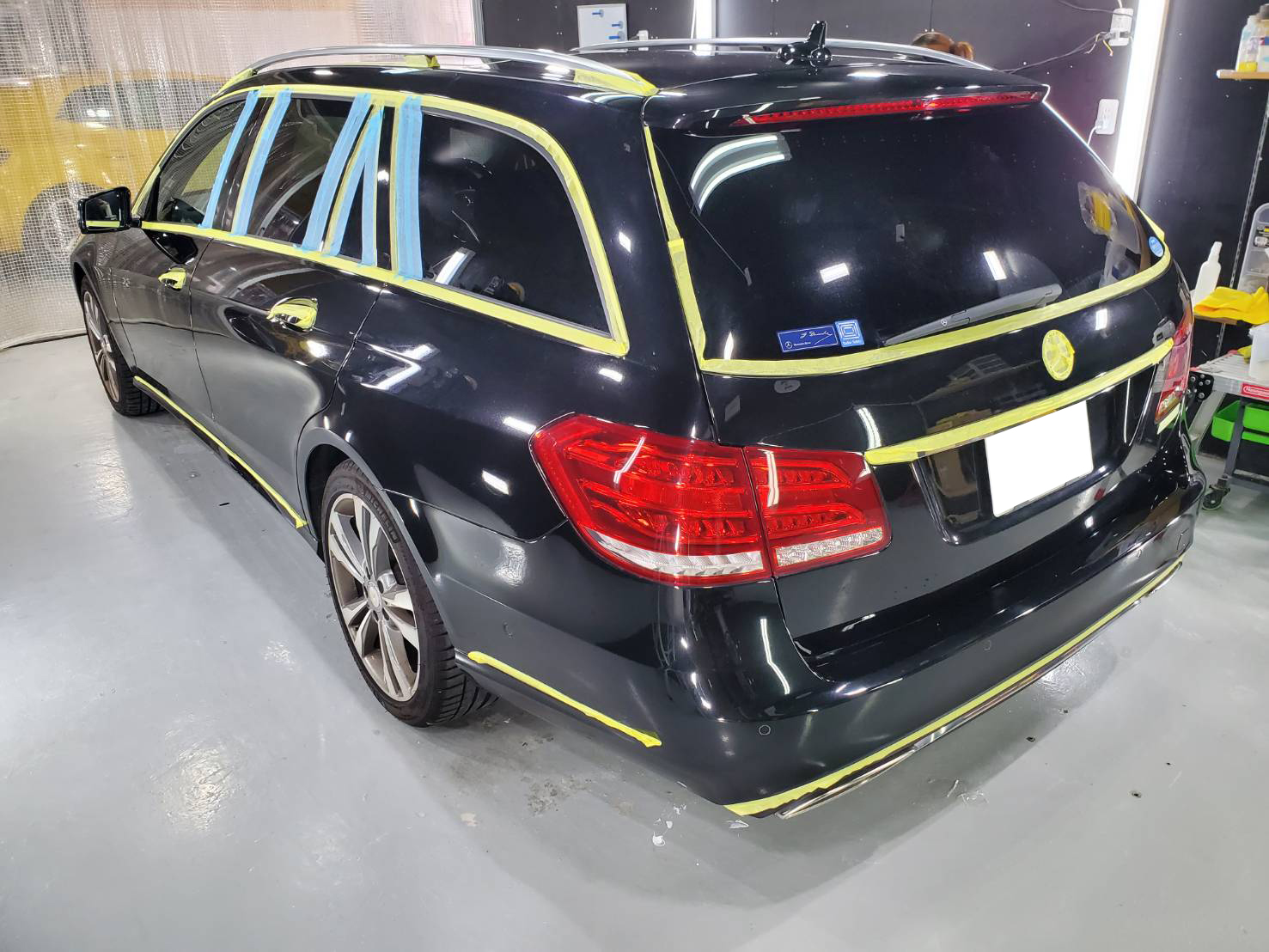 メルセデス・ベンツ E550 施工写真 (4)