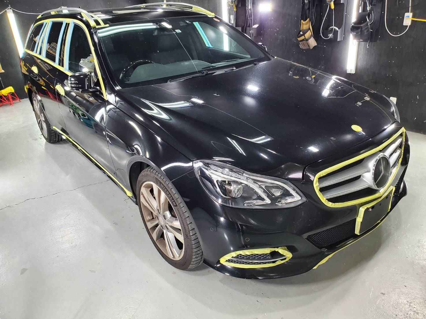 メルセデス・ベンツ E550 施工写真 (3)