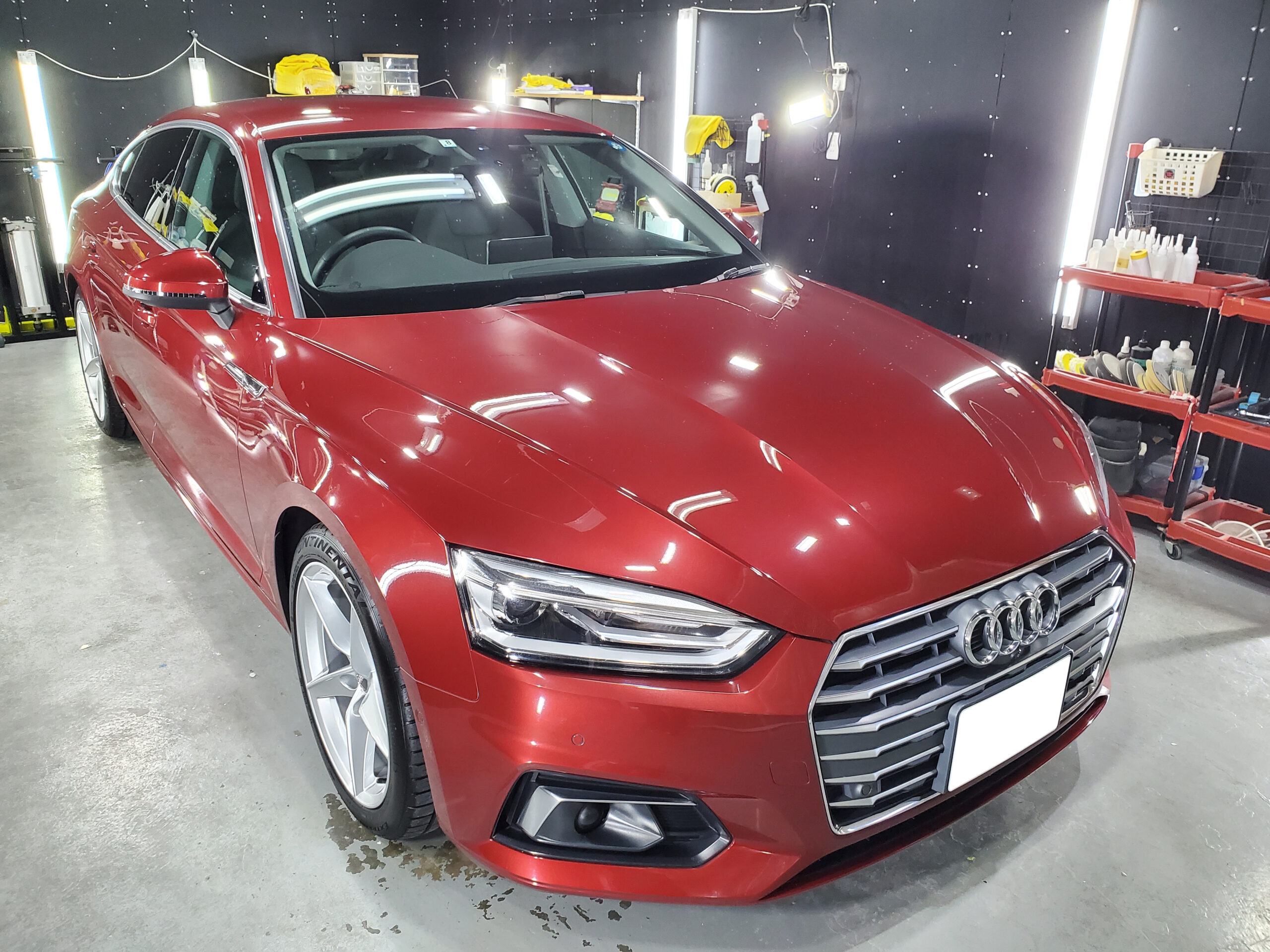 アウディ A5 施工写真 (1)