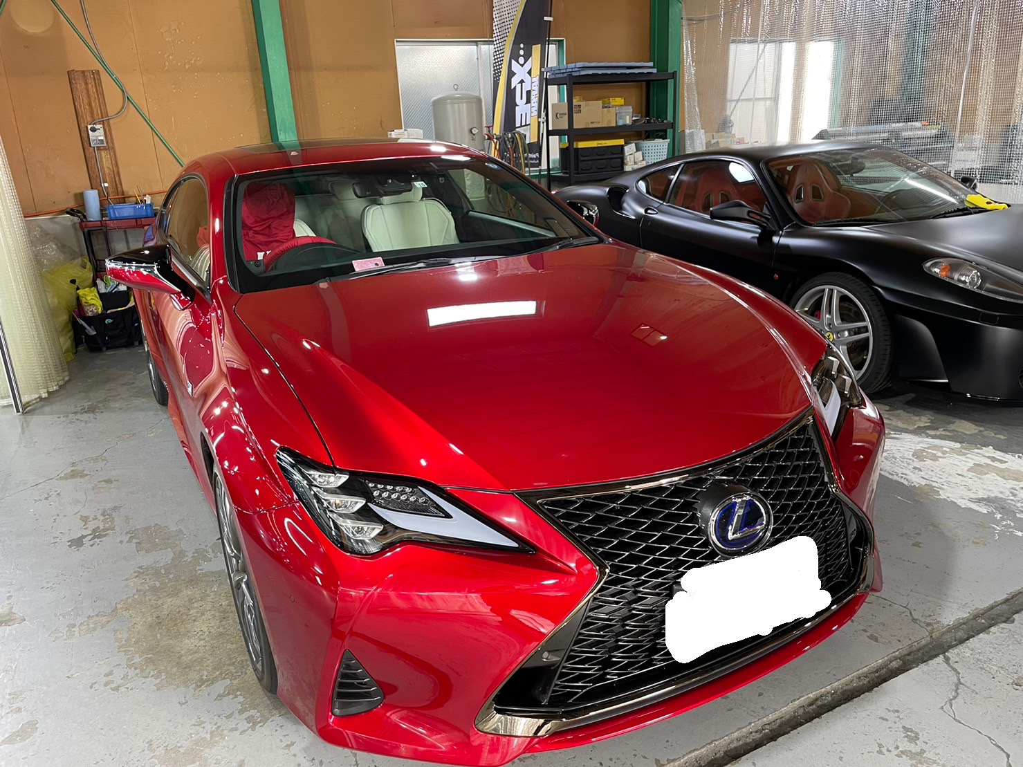 レクサス RC300h 施工写真 (1)