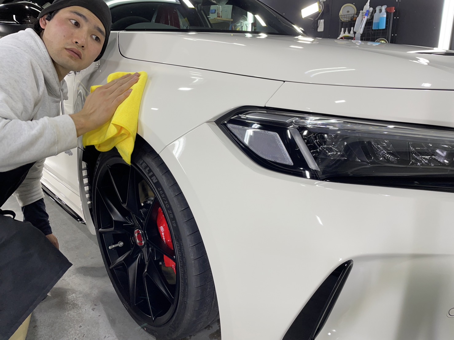 ホンダ シビックタイプR 施工写真 (14)
