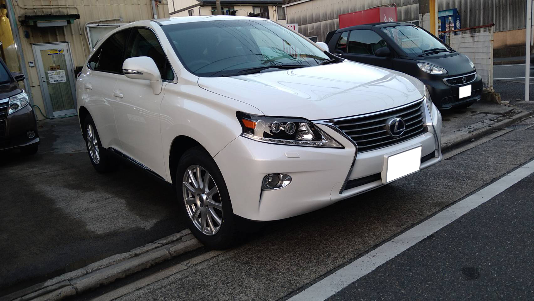 レクサス RX450ｈ 施工写真 (1)