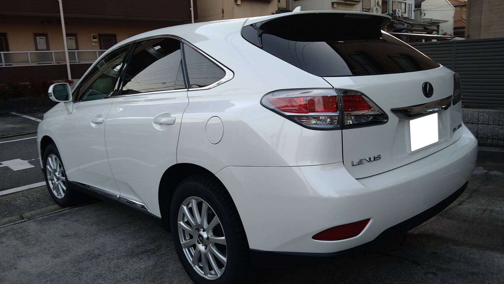 レクサス RX450ｈ 施工写真 (2)