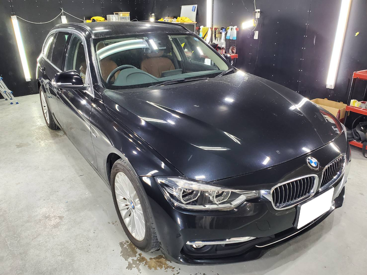 BMW 320 施工写真 (1)