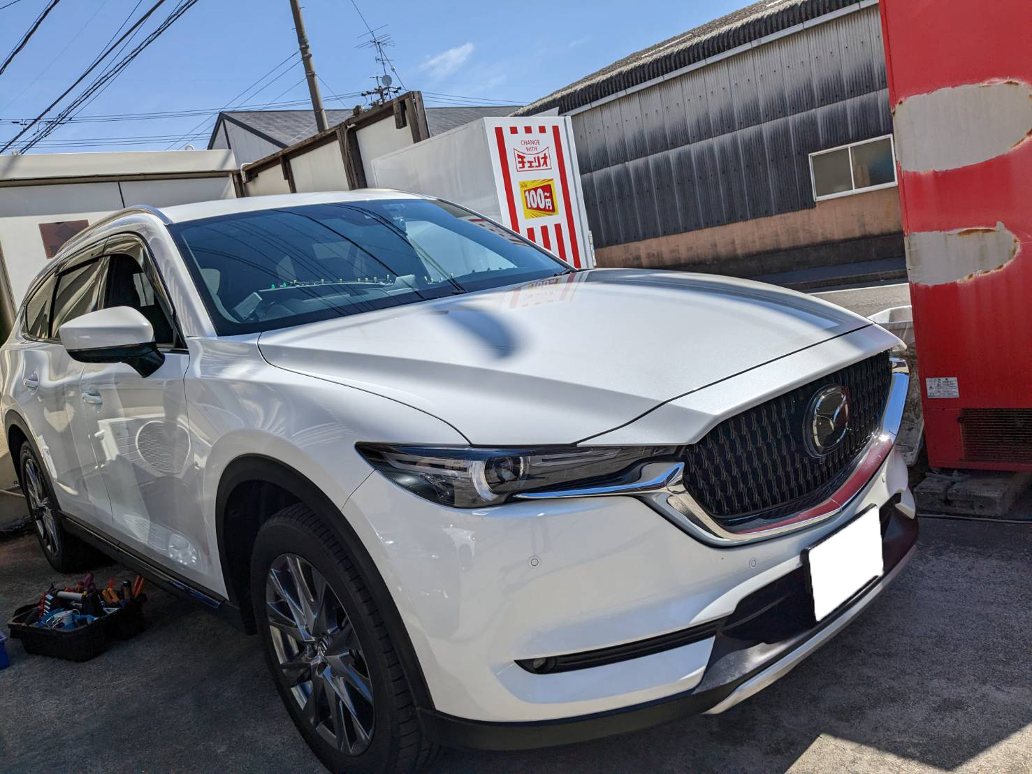 マツダ CX-8 施工写真 (1)