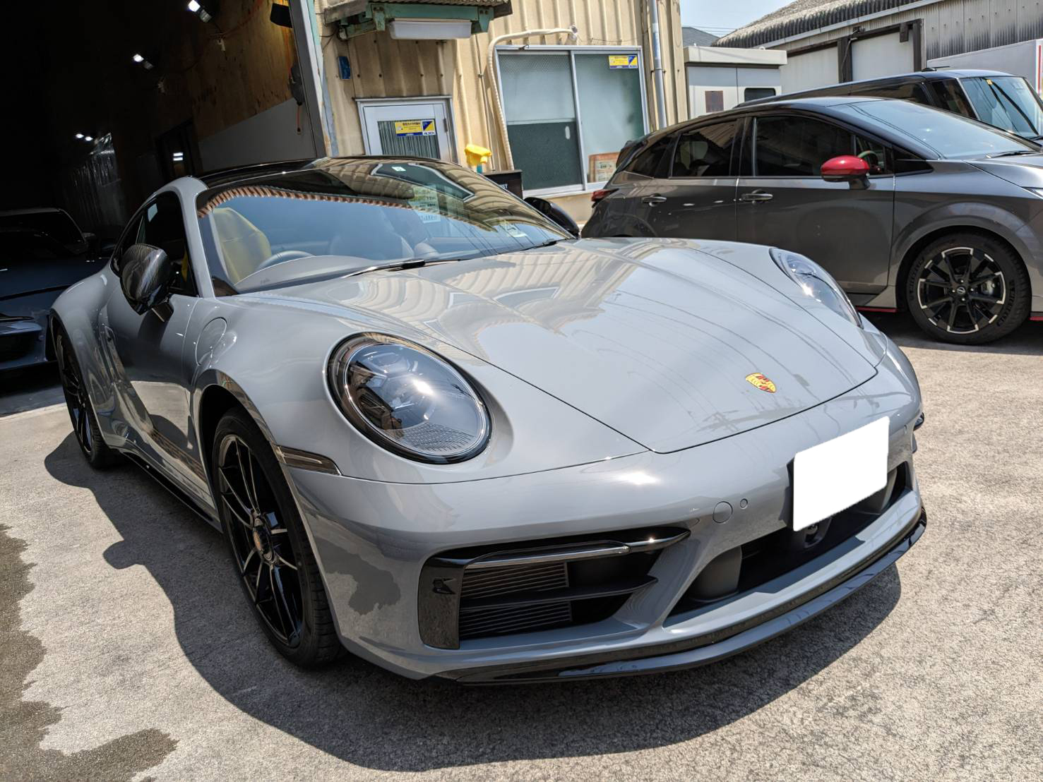 ポルシェ 施工写真 (1)