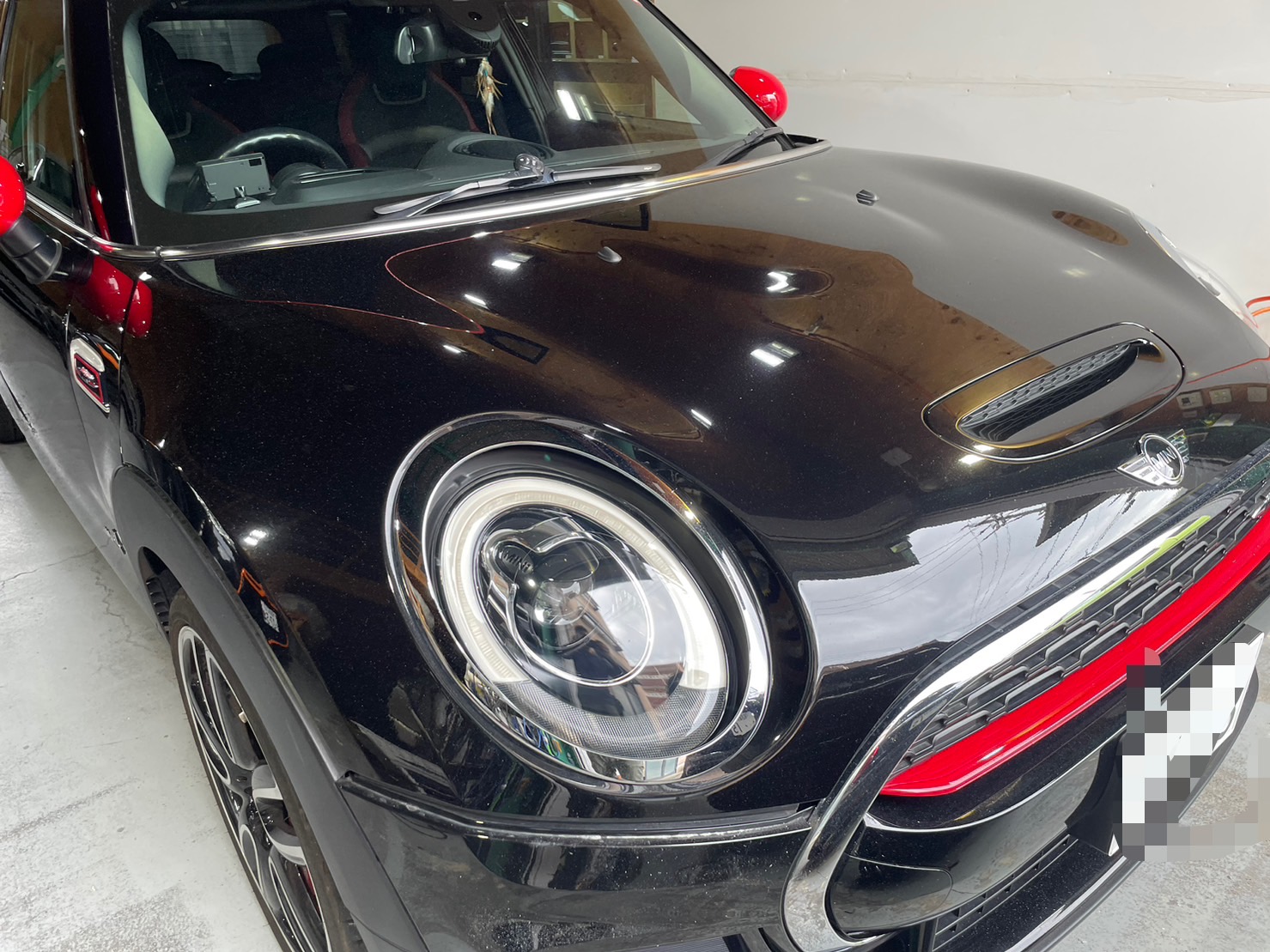 MINI ヘッドライト研磨 施工写真 (6)