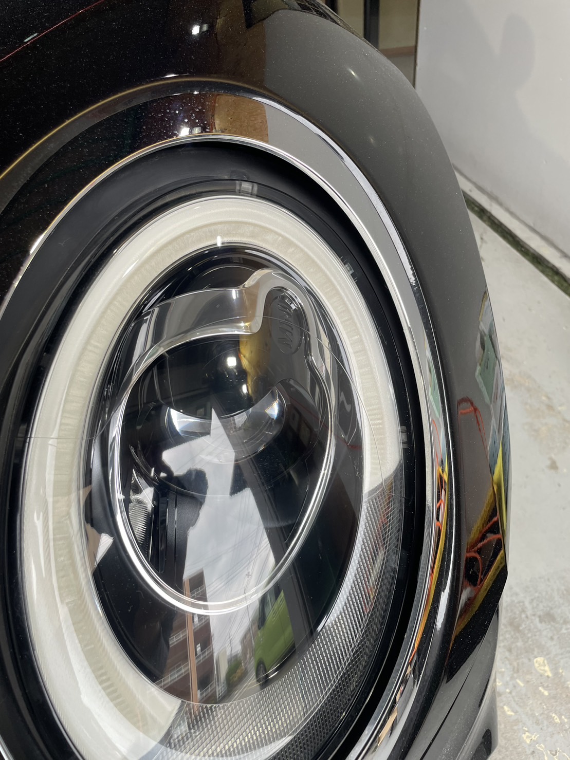 MINI ヘッドライト研磨 施工写真 (7)
