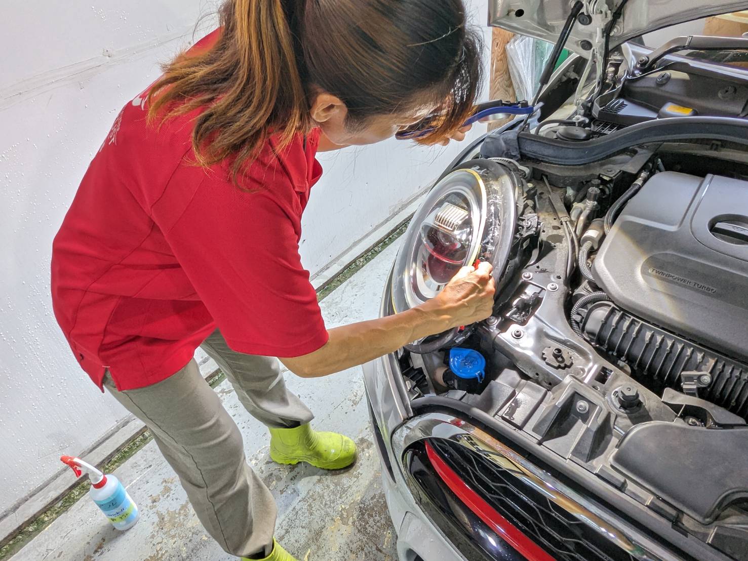 MINI ジョンクーパーワークス 施工写真 (5)