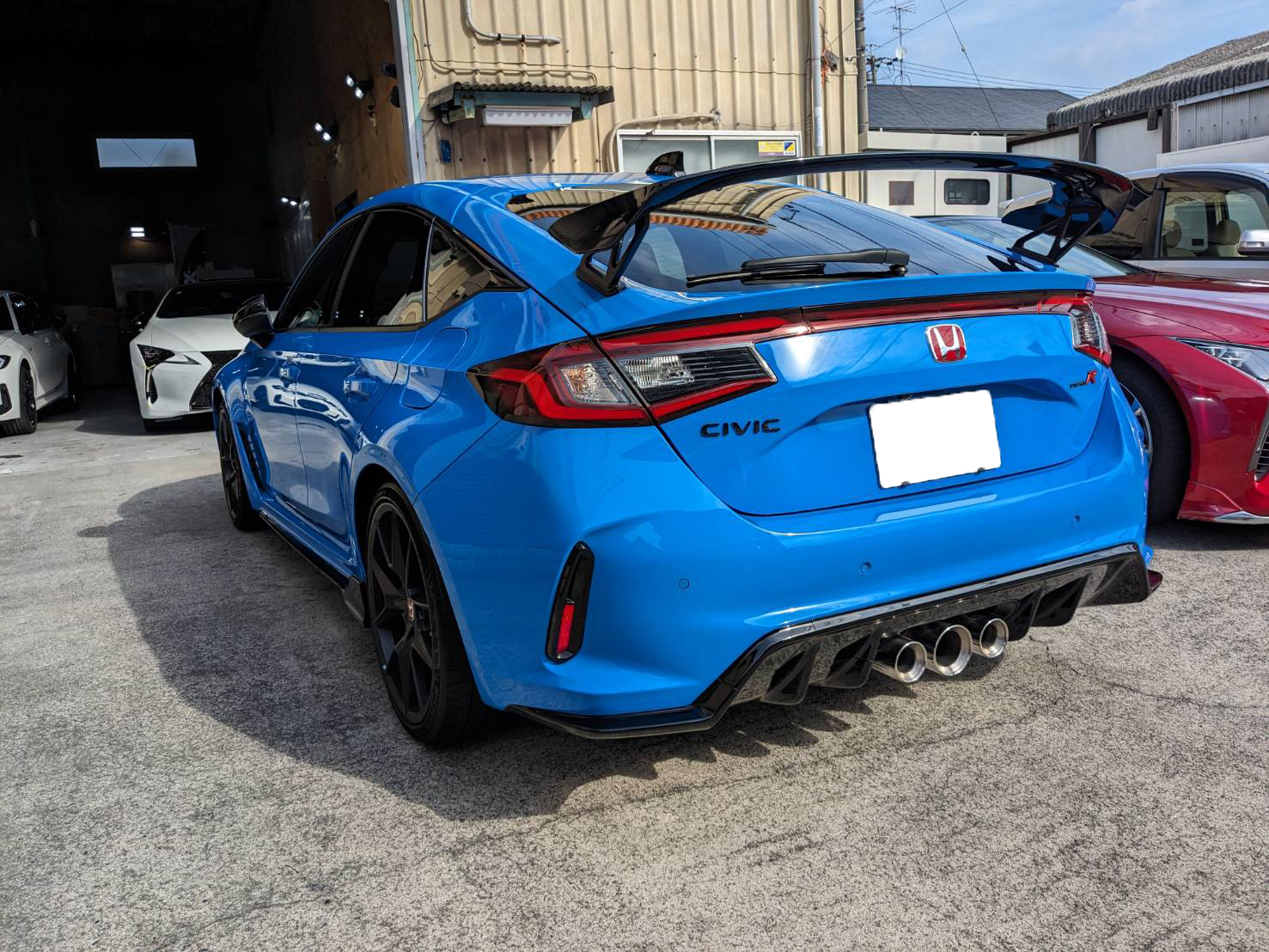 ホンダ シビックタイプR 施工写真 (2)