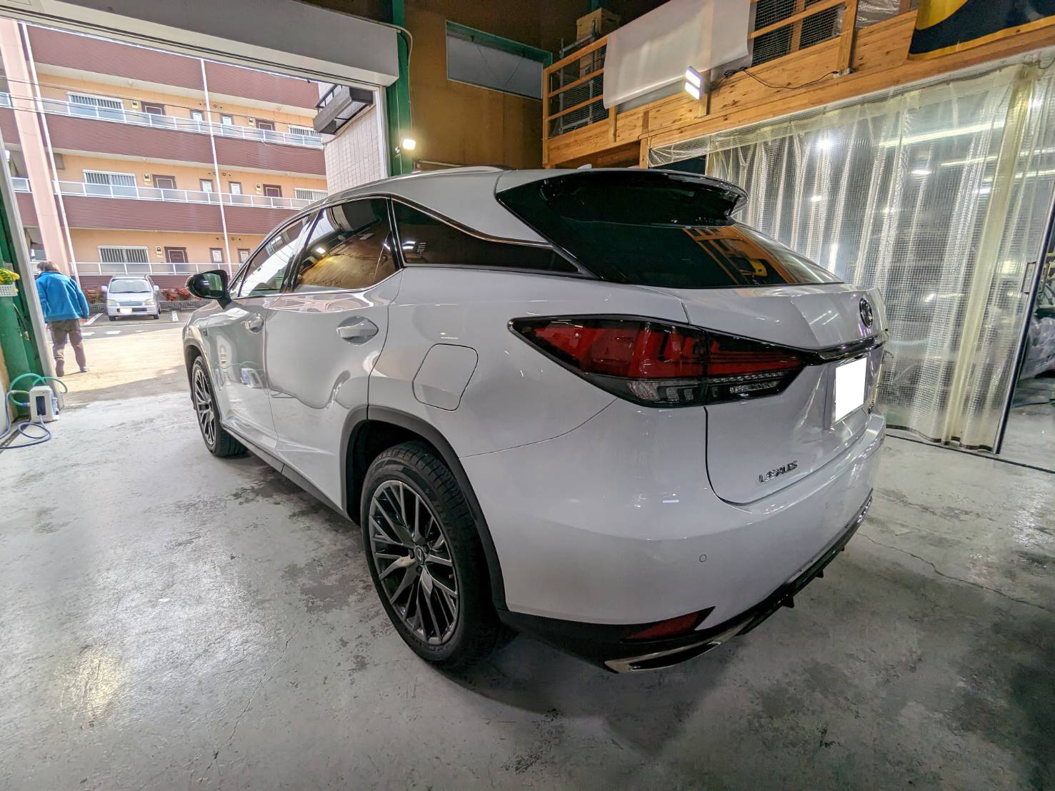 レクサス RX300Fスポーツ 施工写真 (4)
