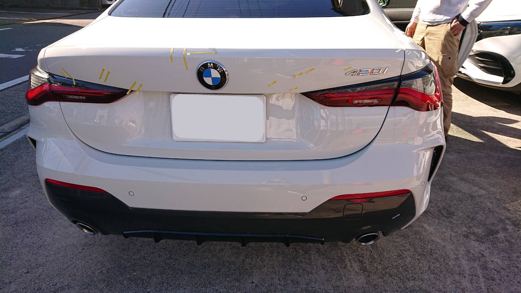 BMW 420i 施工写真 (8)
