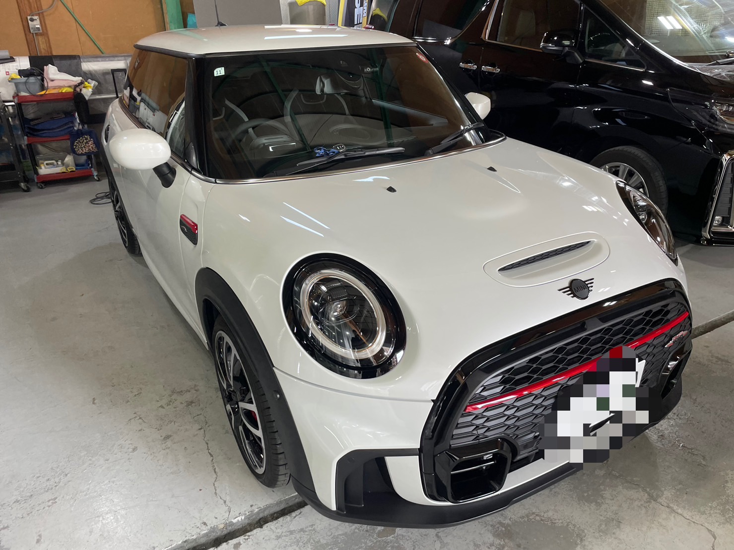 MINI ジョンクーパーワークス 施工写真 (1)