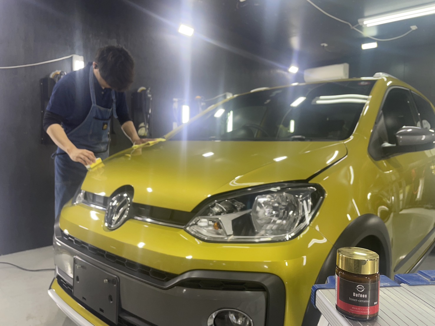 フォルクスワーゲン UP 施工写真 (3)