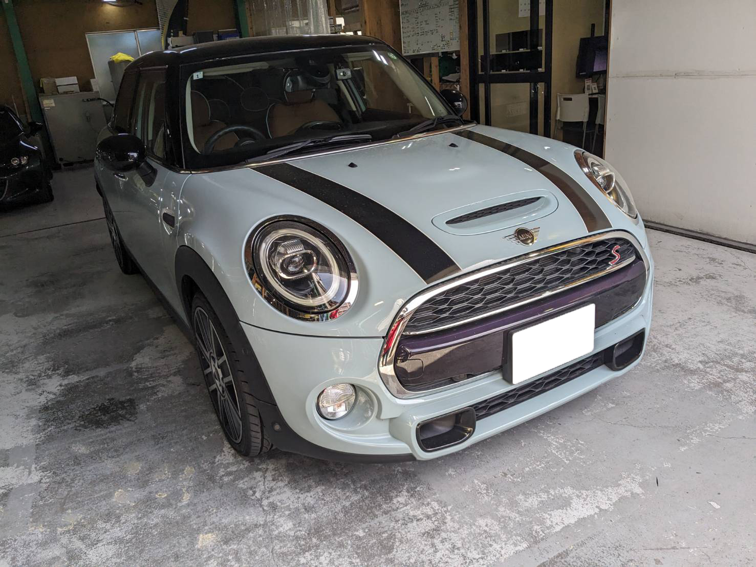 MINI クーパーS 施工写真 (1)