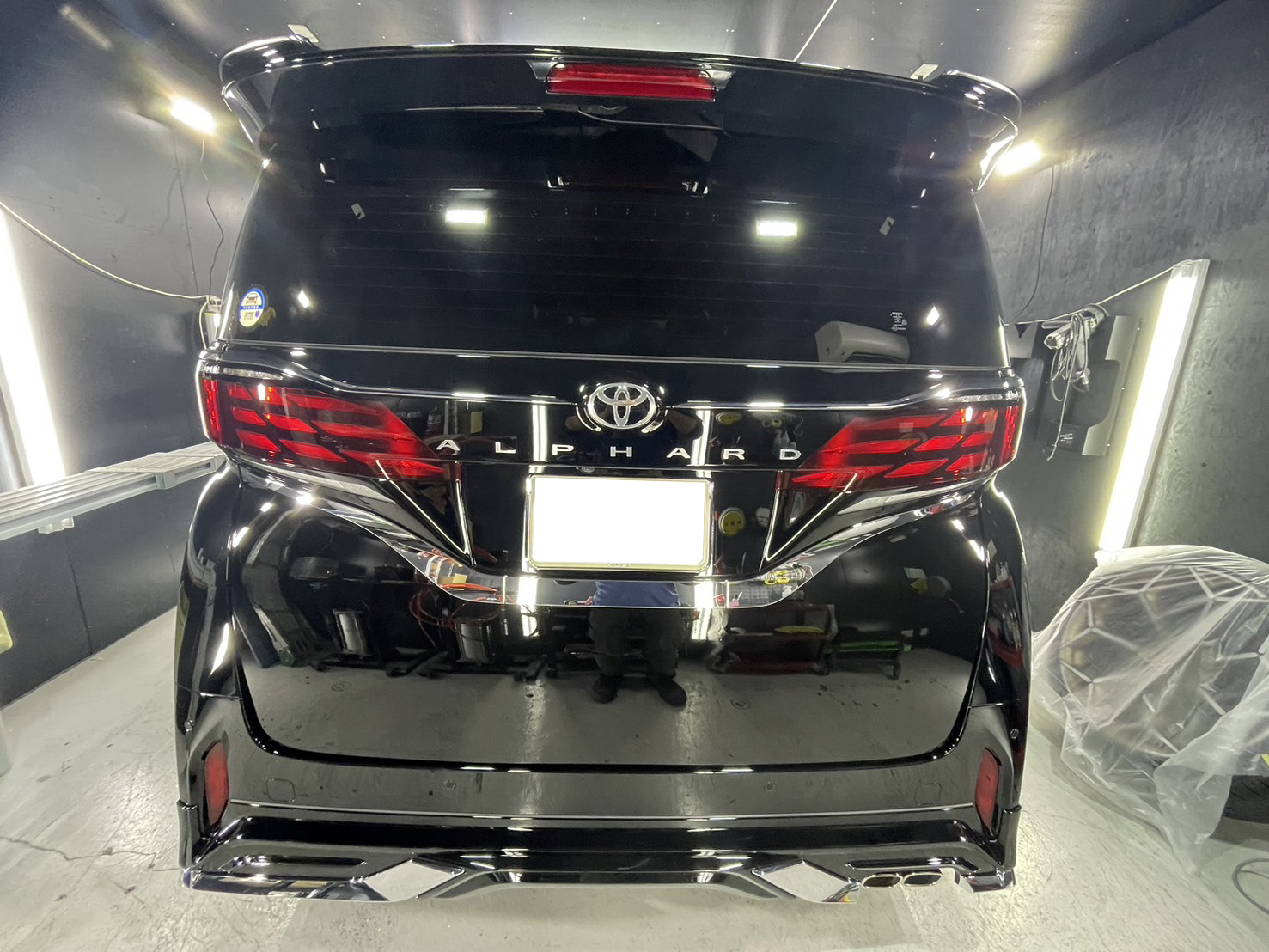 トヨタ 新型アルファード 施工写真 (6)