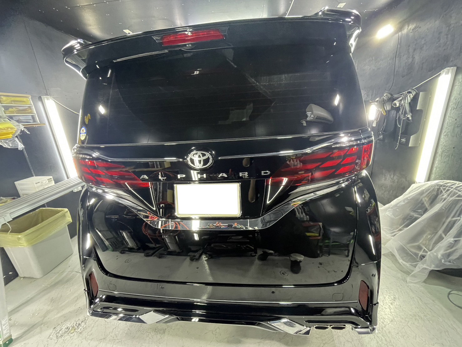 トヨタ 新型アルファード 施工写真 (3)