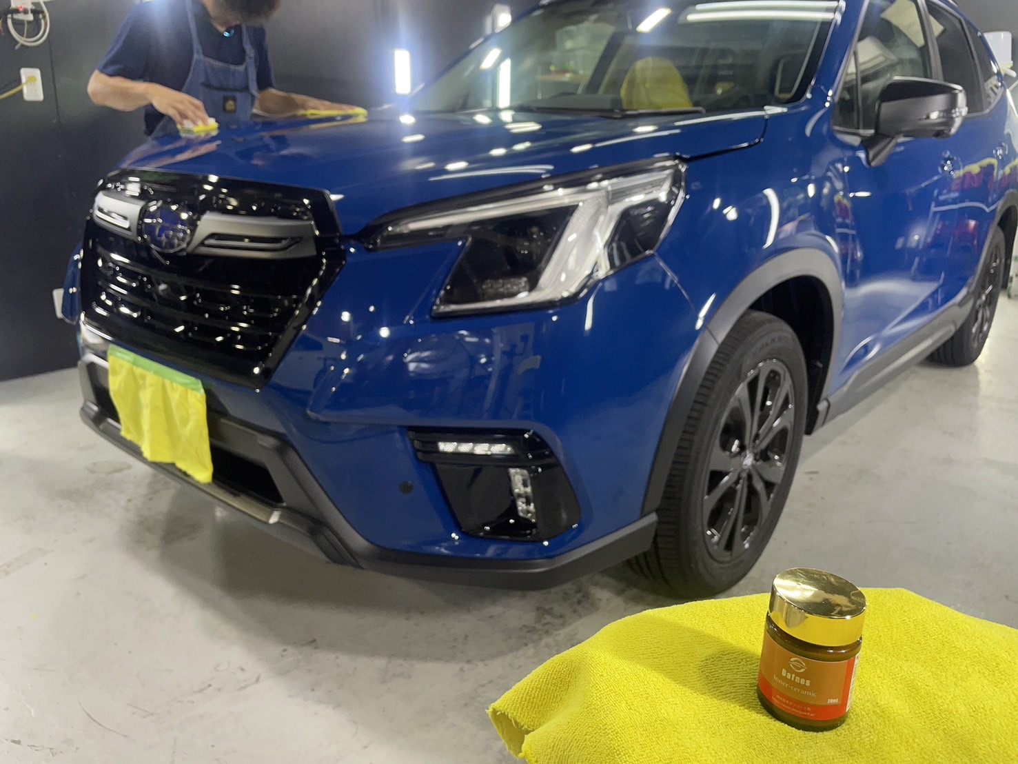 スバル 新型フォレスター 施工写真 (11)