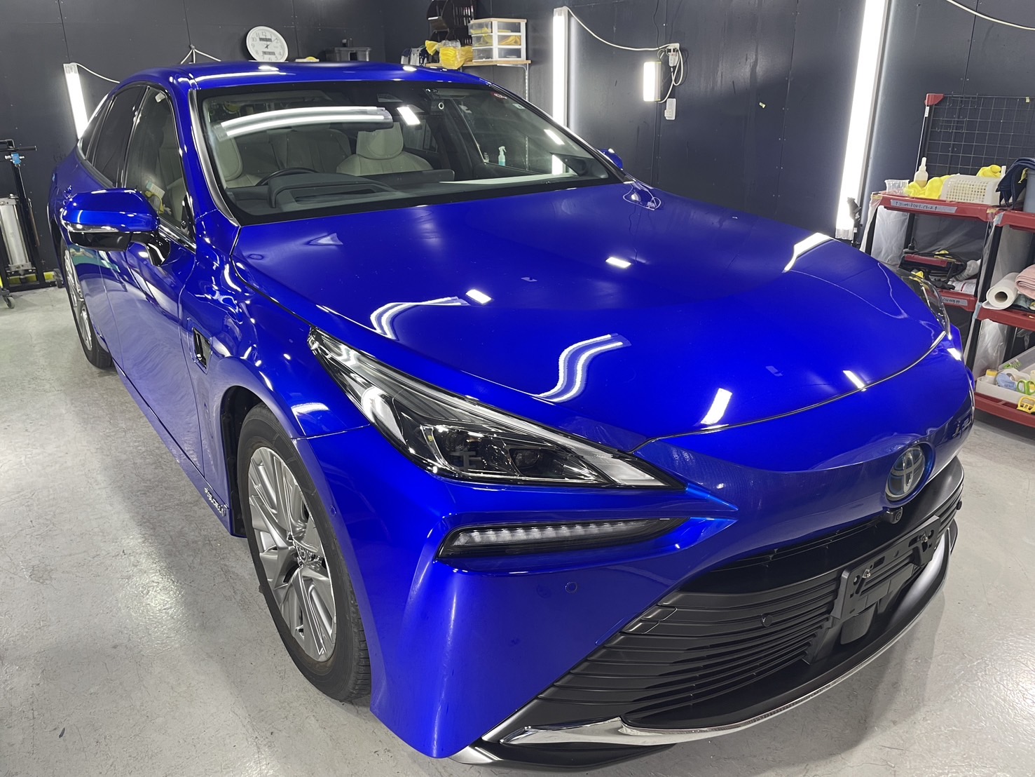 トヨタ 新型MIRAI 施工写真 (14)