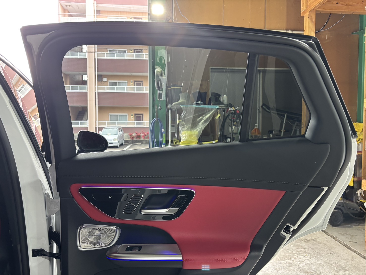 トヨタ アルファード プロテクションフィルムの仕上がり