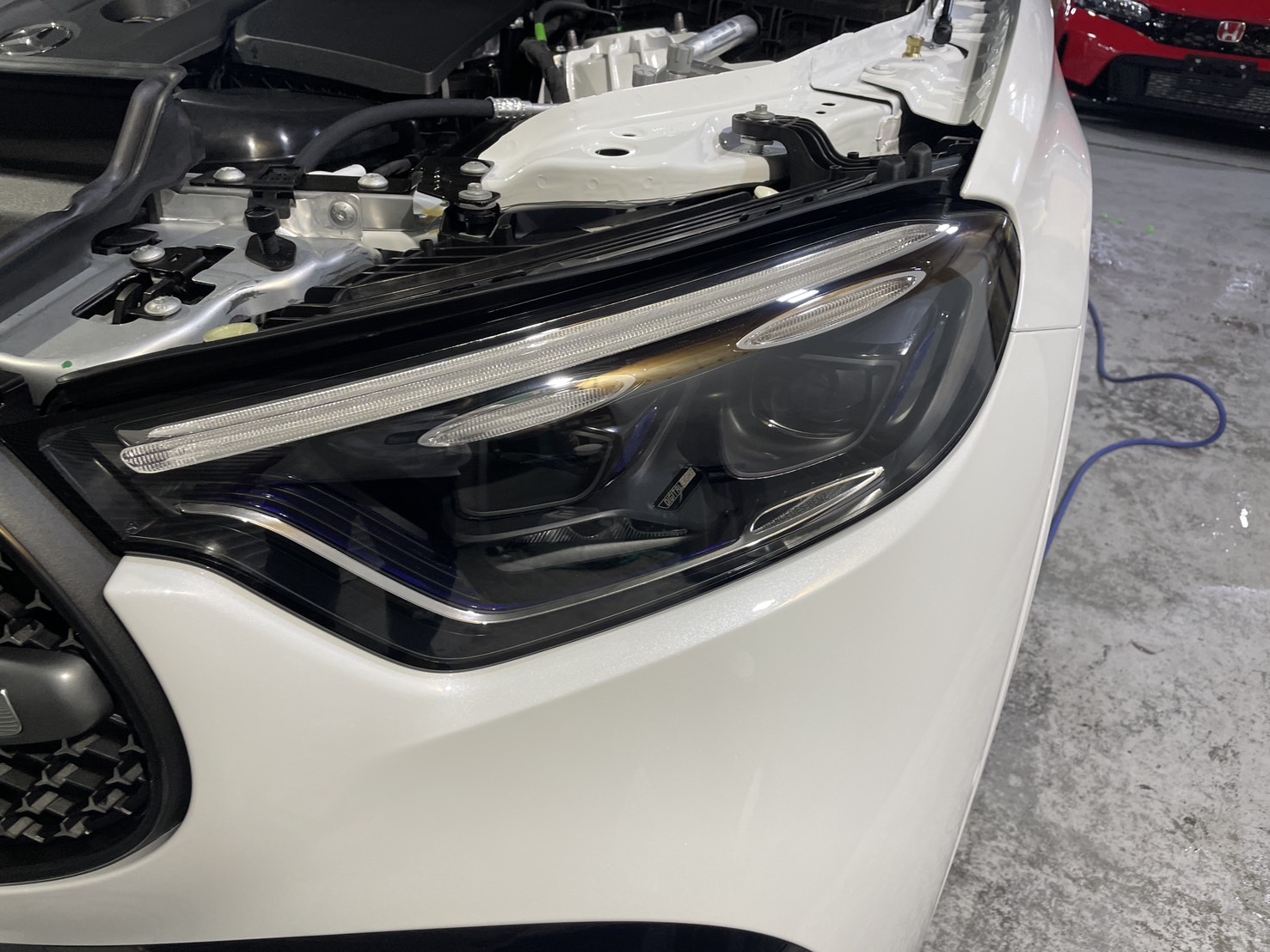 トヨタ アルファード プロテクションフィルム 施工後の仕上がり