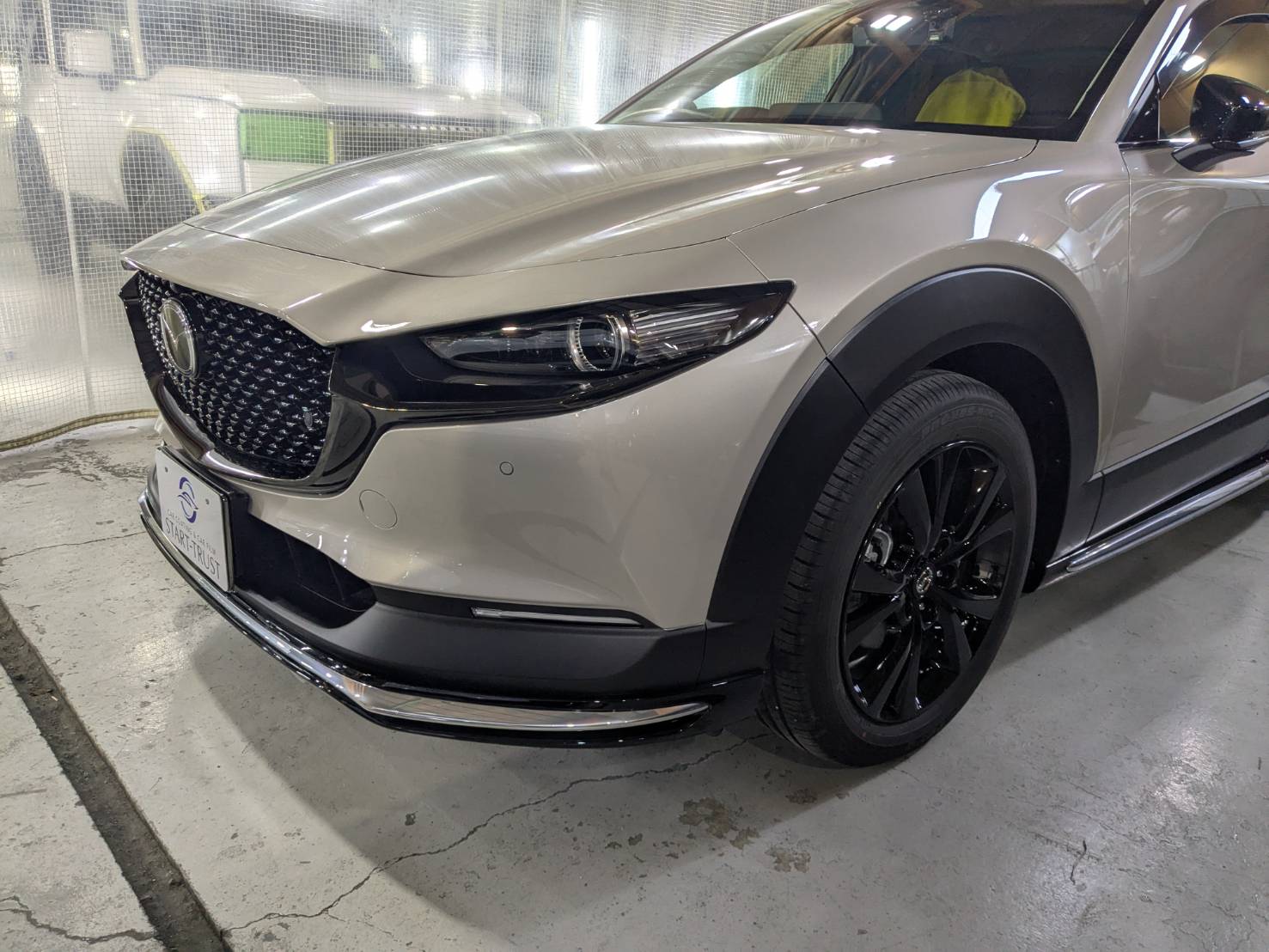 トヨタ クラウン プロテクションフィルム 施工後の仕上がり