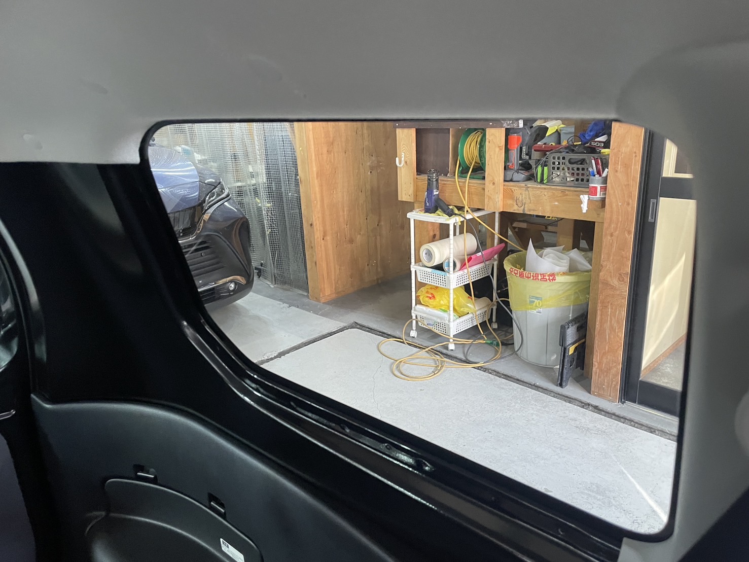 トヨタ アルファード プロテクションフィルム 施工前