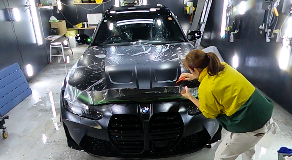 BMW M3competition 施工写真 (16)