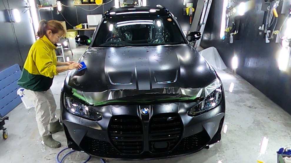 BMW M3competition 施工写真 (19)