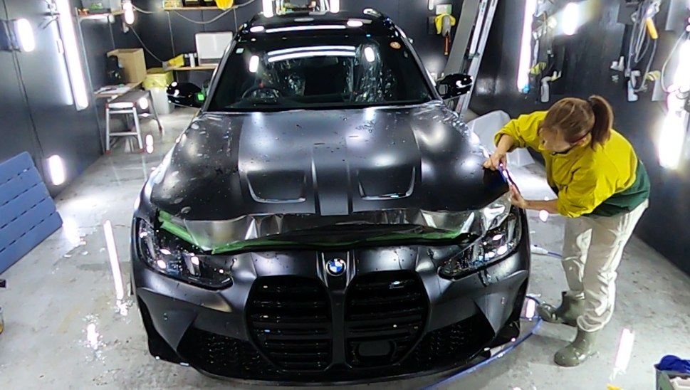 BMW M3competition 施工写真 (18)