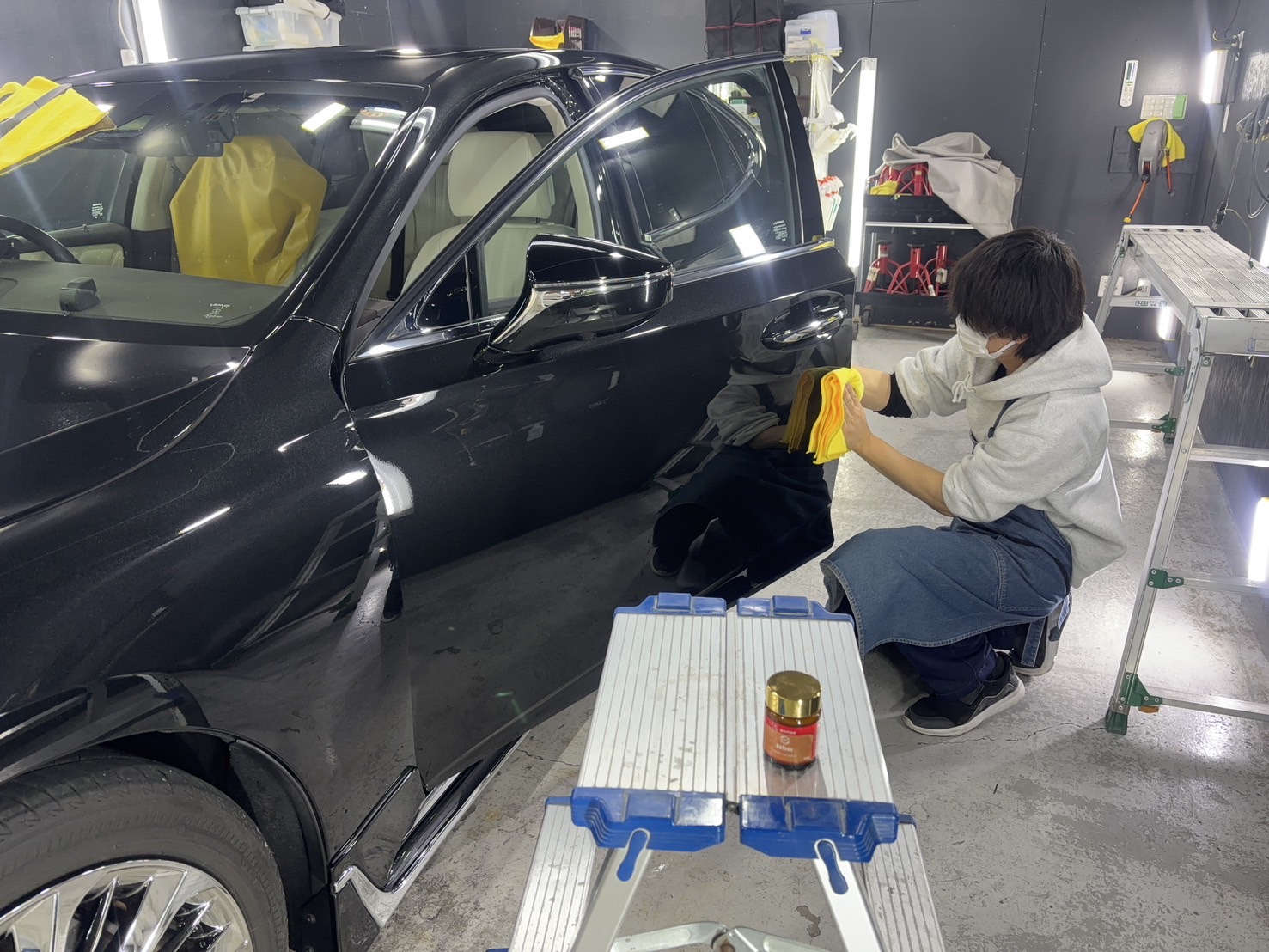 レクサス LS500h 施工写真 (25)