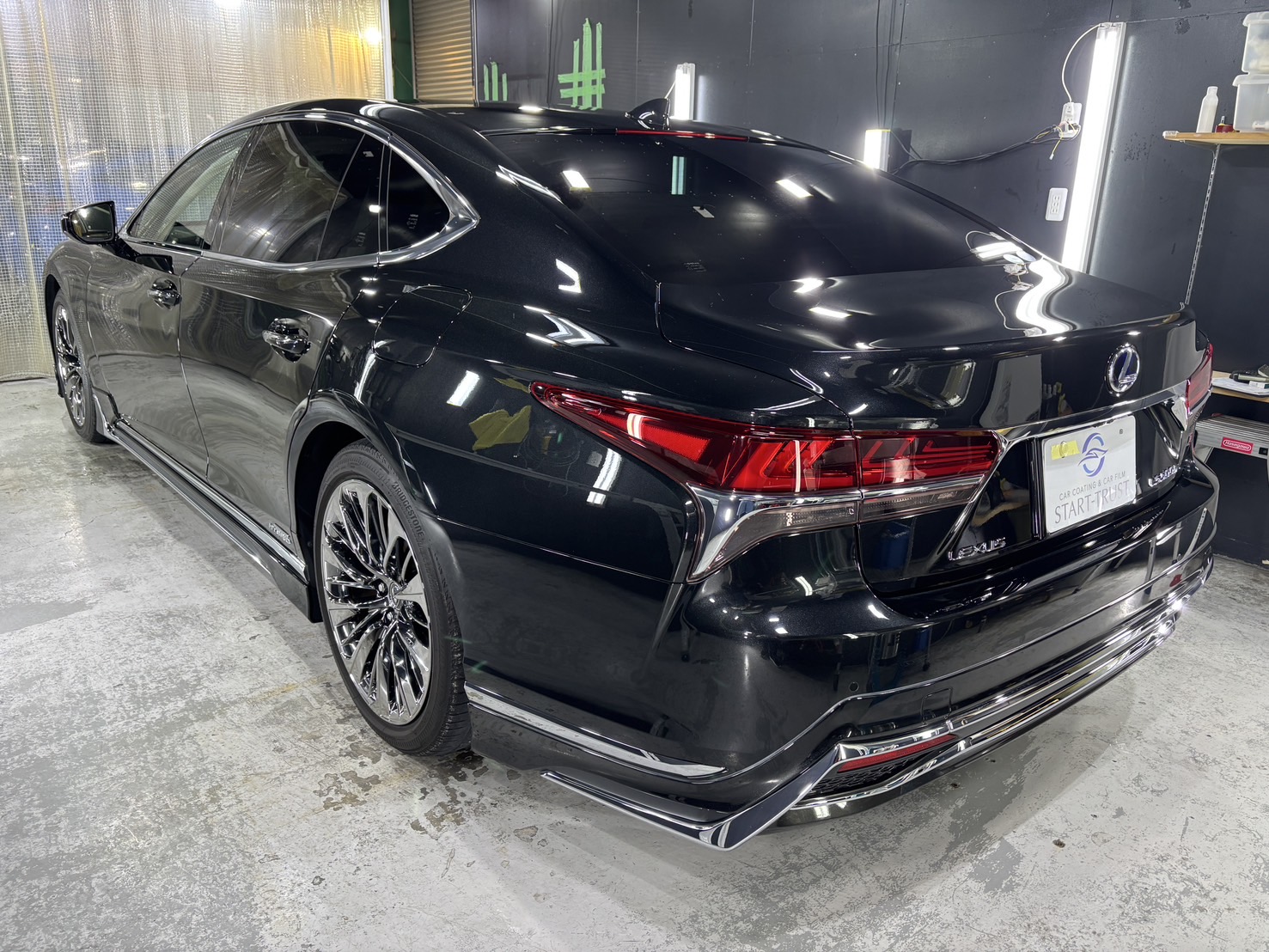 レクサス LS500h 施工写真 (26)