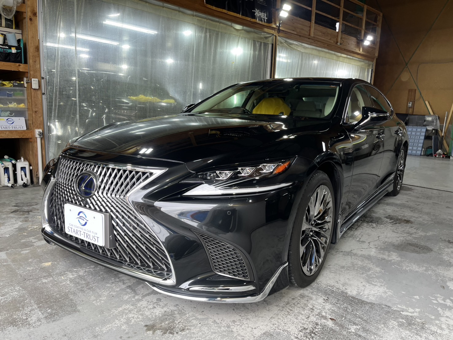 レクサス LS500h 施工写真 (7)