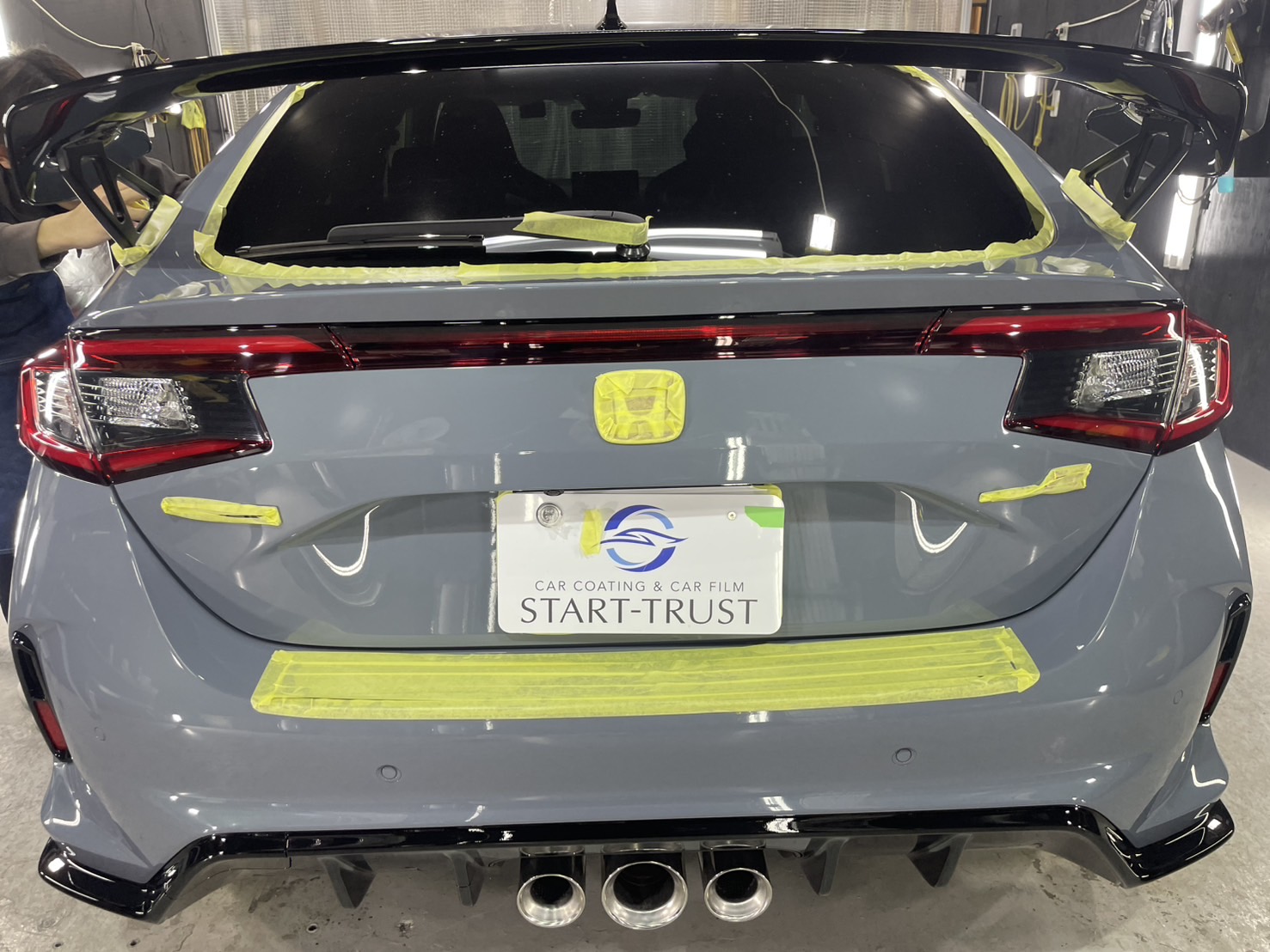 ホンダ シビックタイプR 施工写真 (13)