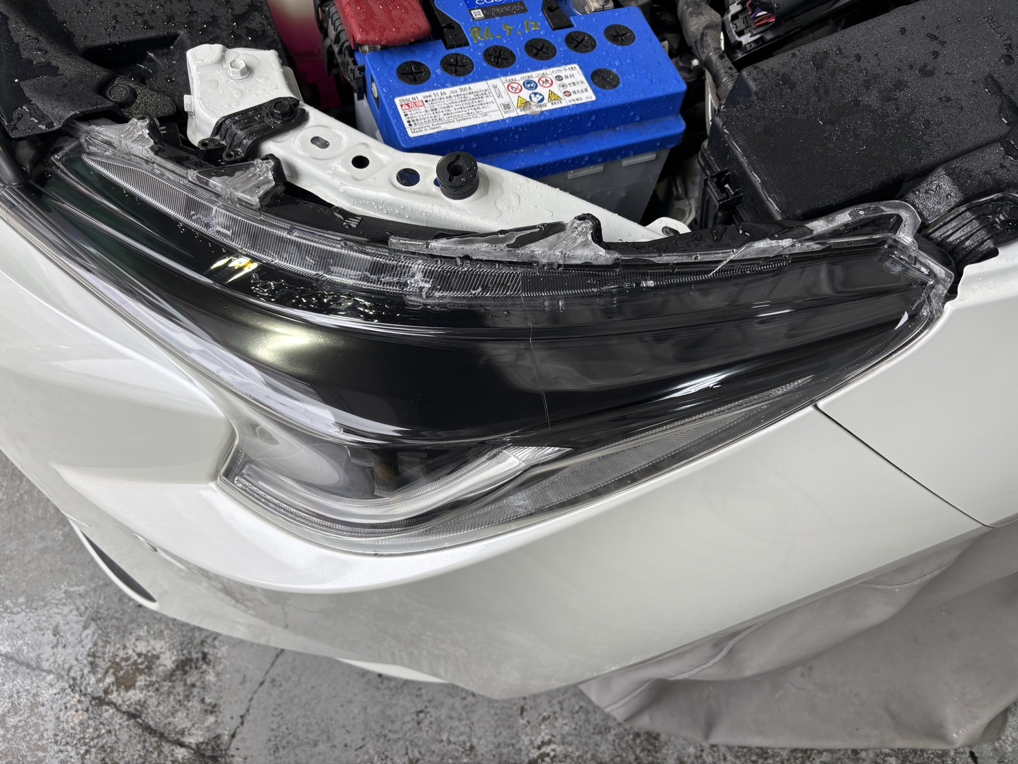 トヨタ カローラ プロテクションフィルムの仕上がり