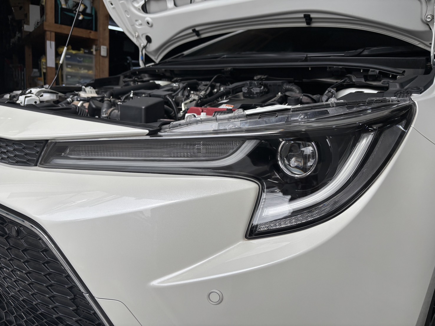 トヨタ カローラ プロテクションフィルム 施工前